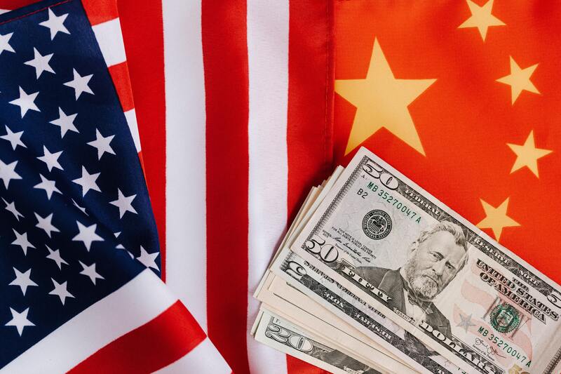 Dax-Ausblick-2021-Flagge-China-und-USA-Rolle-fuer-Deutschland