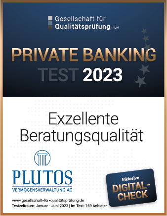Private Banking Siegel 2023 PLUTOS Vermögensverwaltung AG