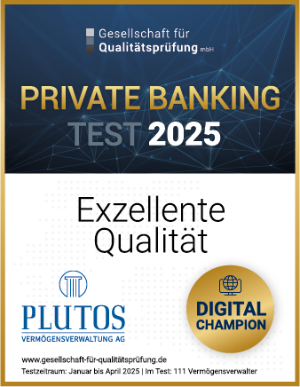 Private Banking Siegel 2025 PLUTOS Vermögensverwaltung AG