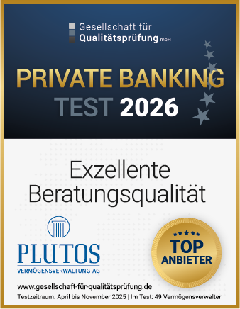 Private Banking Siegel 2026 PLUTOS Vermögensverwaltung AG 