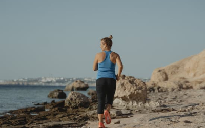 Joggerin-am-Strand