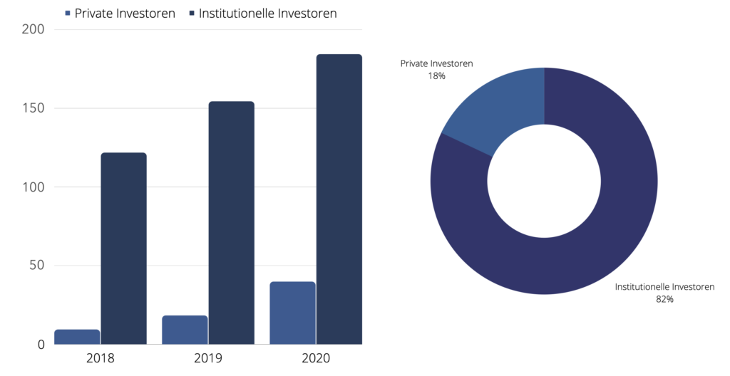 Vergleich Privatinvestoren und Institutionelle Investoren